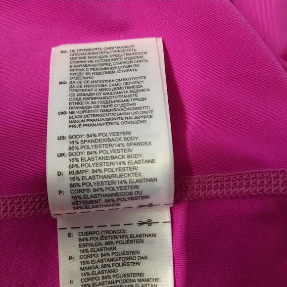 Adidas Tech Fit Climalite Athletic Top Womens Medium Pink Activewear - Picture 6 of 7